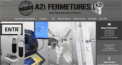 Desktop Screenshot of a2i-fermetures.com